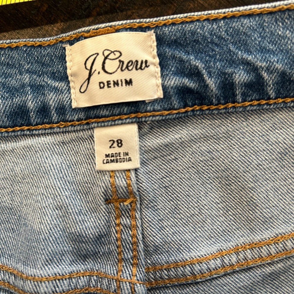 J Crew Slim Boyfriend Jeans Denim Size 28 - Picture 3 of 8